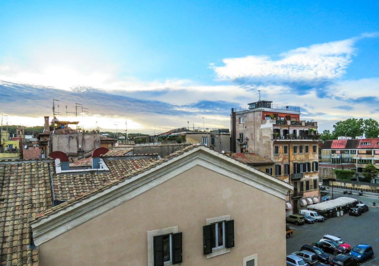 Mattia'S Penthouse - View Over Trastevere Roofs Rome Luaran gambar